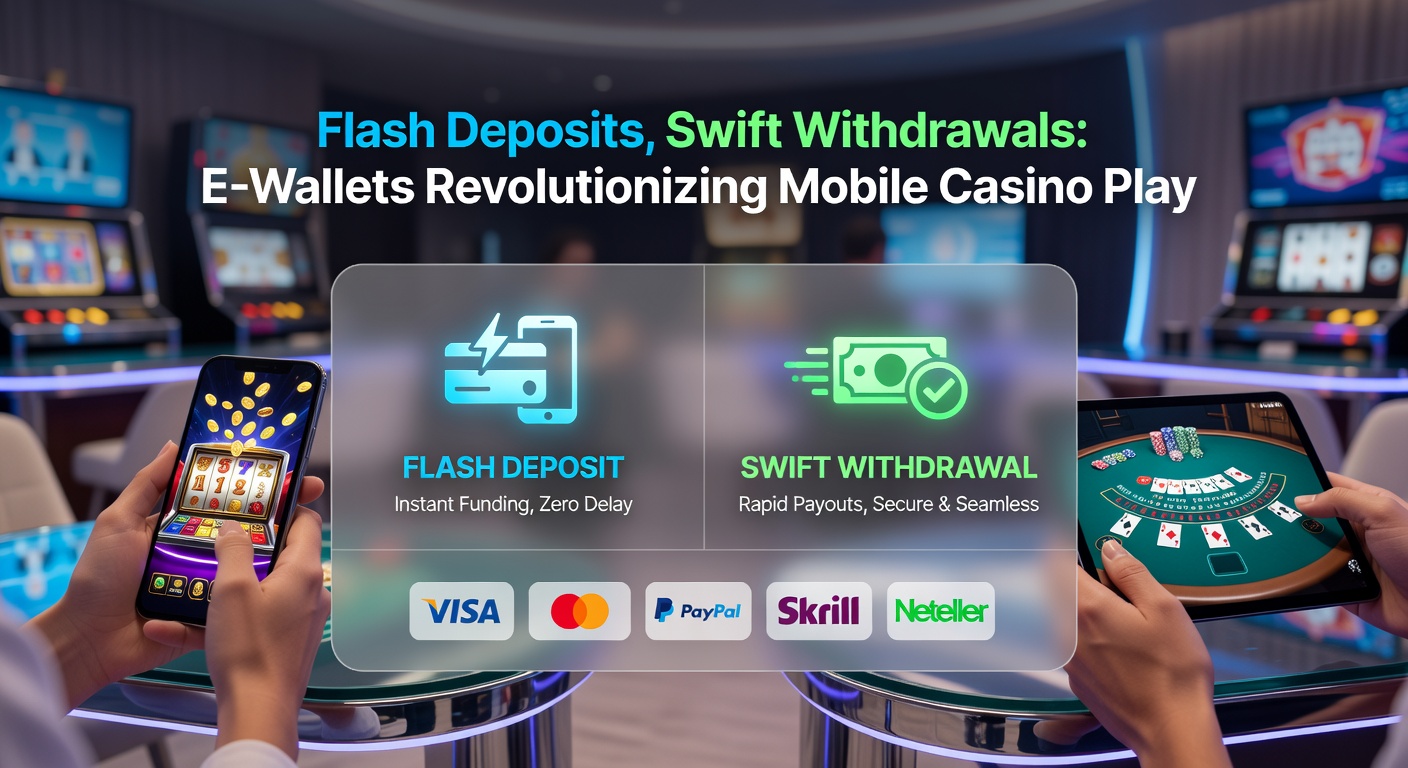 Close-up of diverse e-wallet icons on a mobile casino interface, showing swift withdrawal confirmation with timer ticking down to zero
