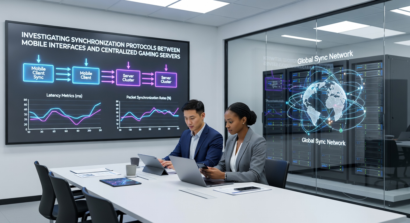 Server infrastructure coordinating real-time data exchanges with multiple mobile gaming clients
