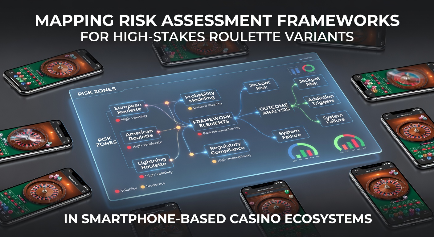 Smartphone screen displaying a high-stakes roulette table interface with risk assessment overlays and security indicators